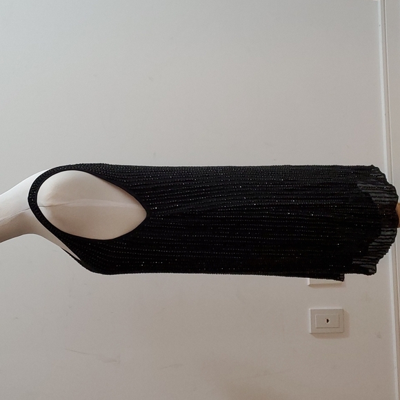 ✅ $10 ADD-ON ✅ Haute Hippie Beaded Shimmer Black Dress Tunic ✅ $10 ADD-ON  ✅ - Picture 2 of 10